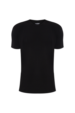 【関税込み】Versace Underwear Tシャツ Versace Underwearのブラック メドゥーサ Tシャツ 2枚セットが